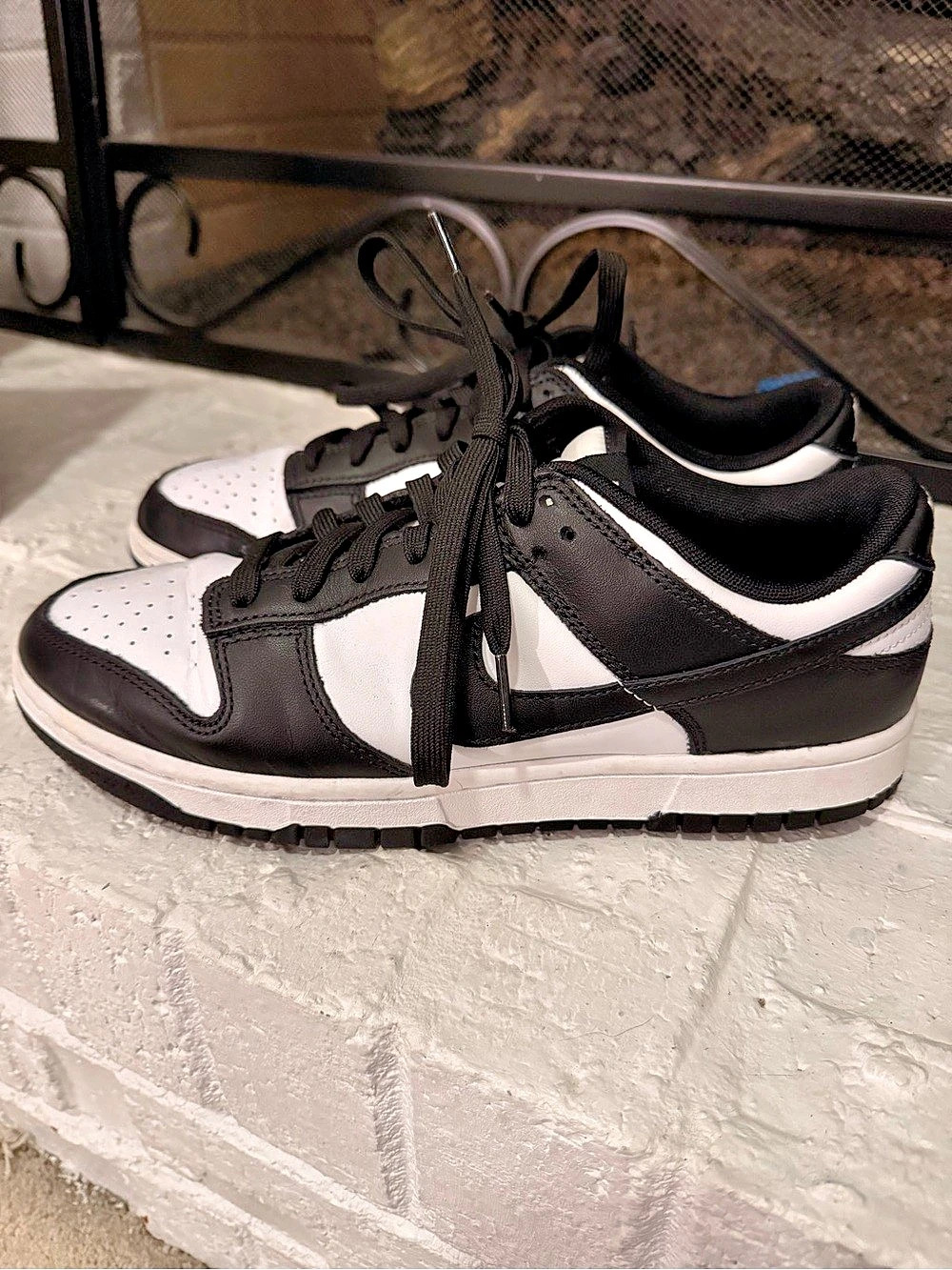 Nike Dunk Low Retro "Panda" Black & White Sneakers